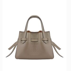 POURCHET Small Blossom Handbag in Mastic